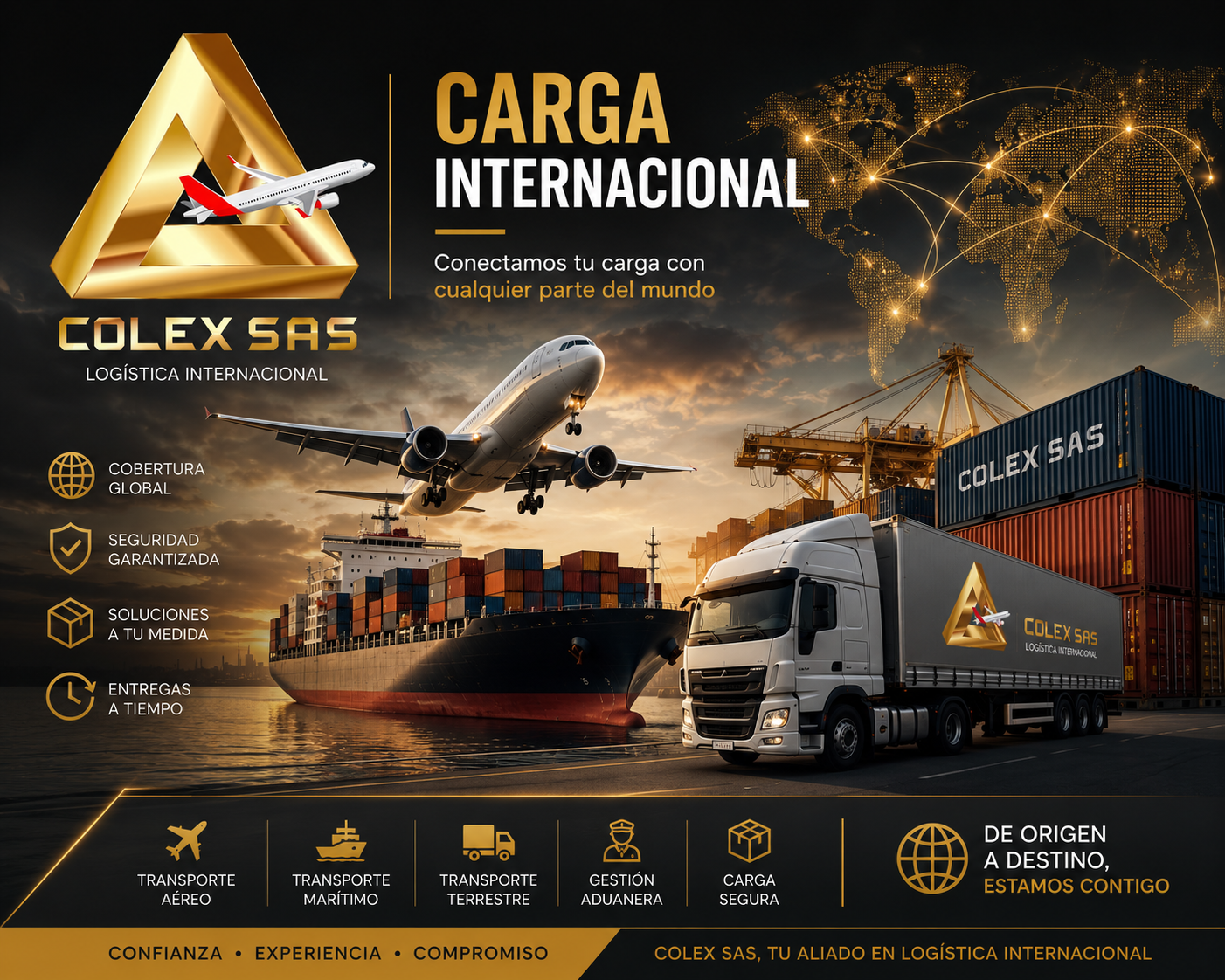 Servicio de carga internacional COLEX