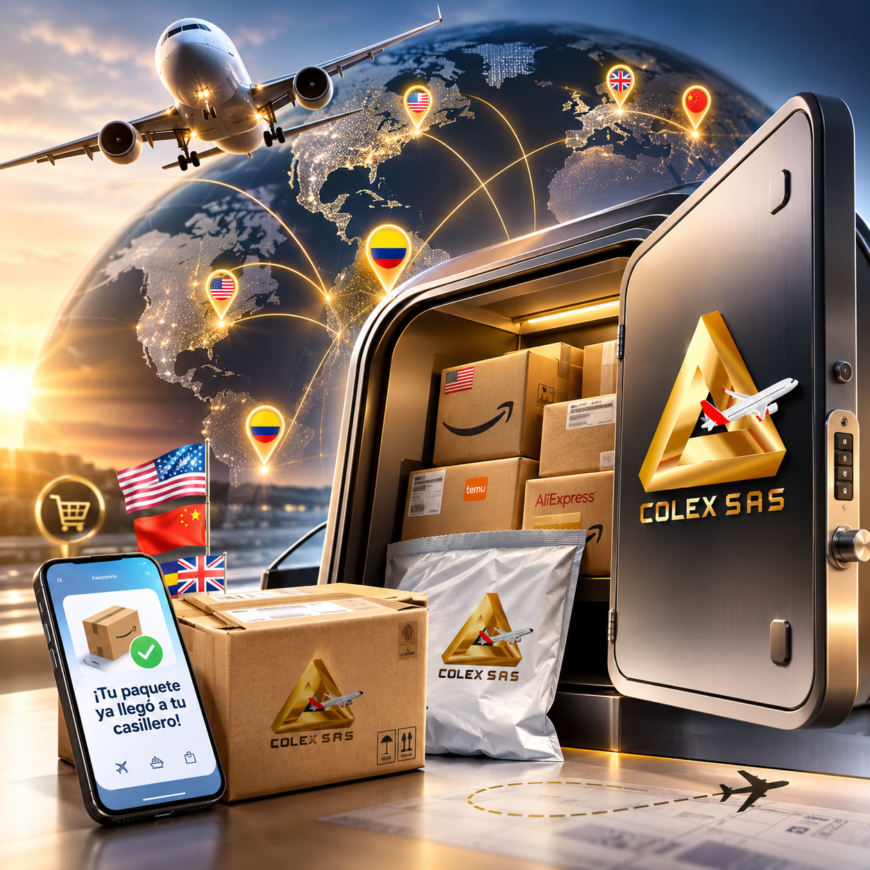 Servicio de Courrier y paquetería COLEX
